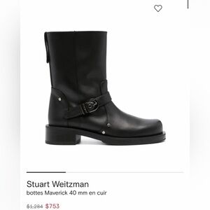 Stuart WEITZMAN
Maverick buckled leather ankle boots